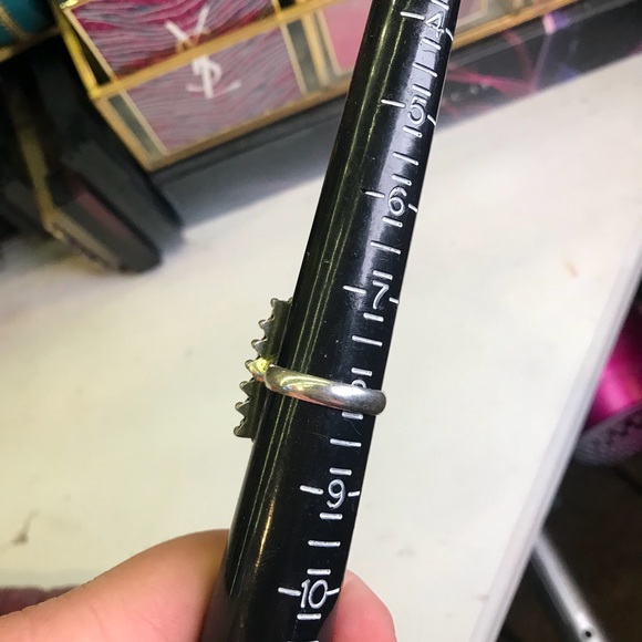 Huge bi-colored Tourmaline 925 Ring Sz8 - Picture 4 of 6